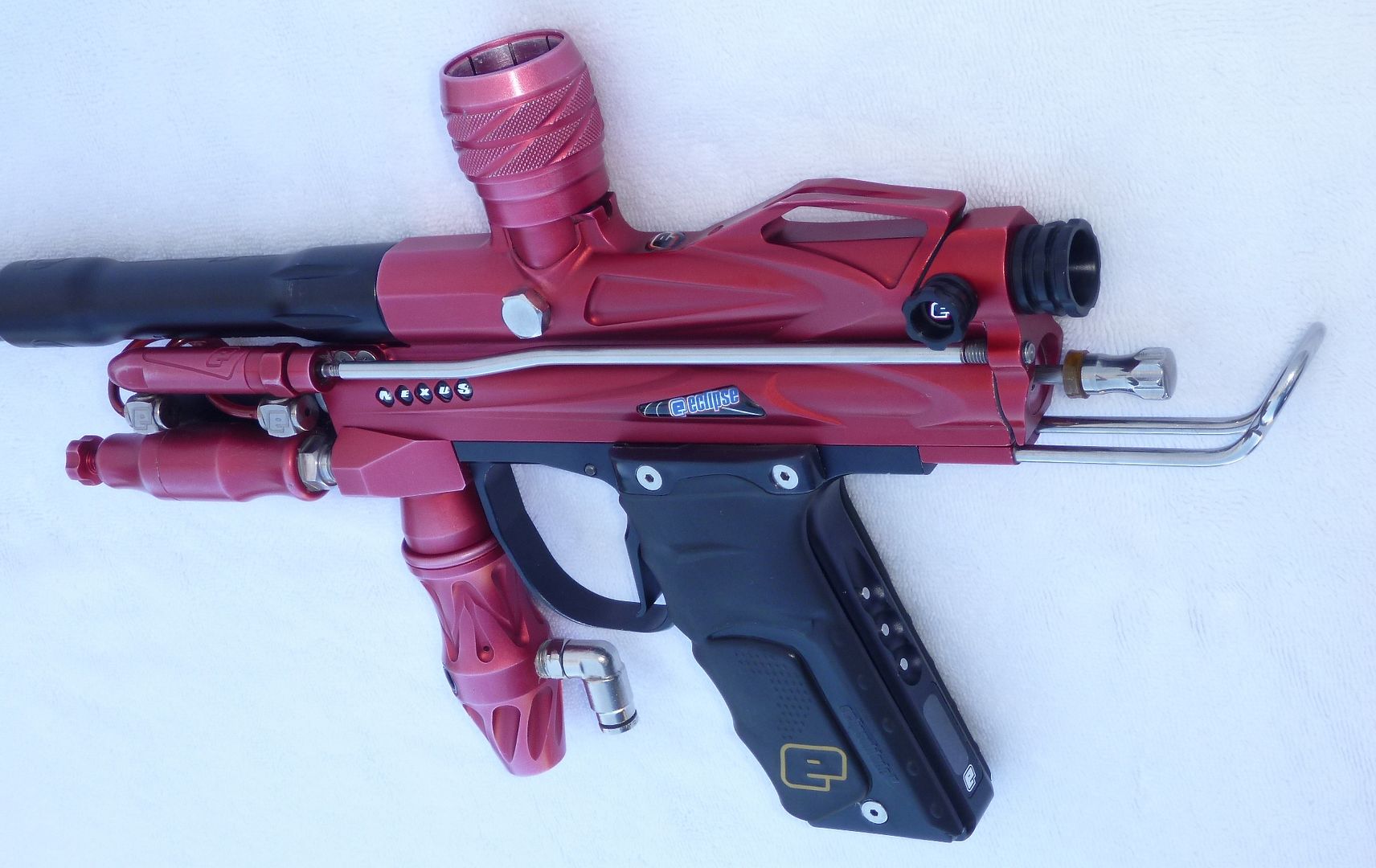 Eclipse Nexus DC1 Autococker Blood (Red Fade) Upgraded to DC2 Specs